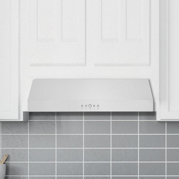 Ancona 30 in. Ducted Under Range Hood in Stainless Steel Wayfair